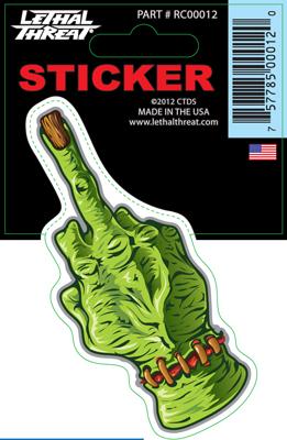 Rude & Crude Decal: Zombie Finger