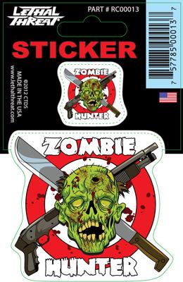 Rude & Crude Decal: Zombie Hunter