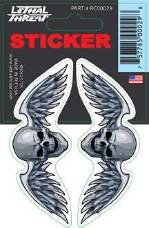 Rude & Crude Decal: Winged Skull