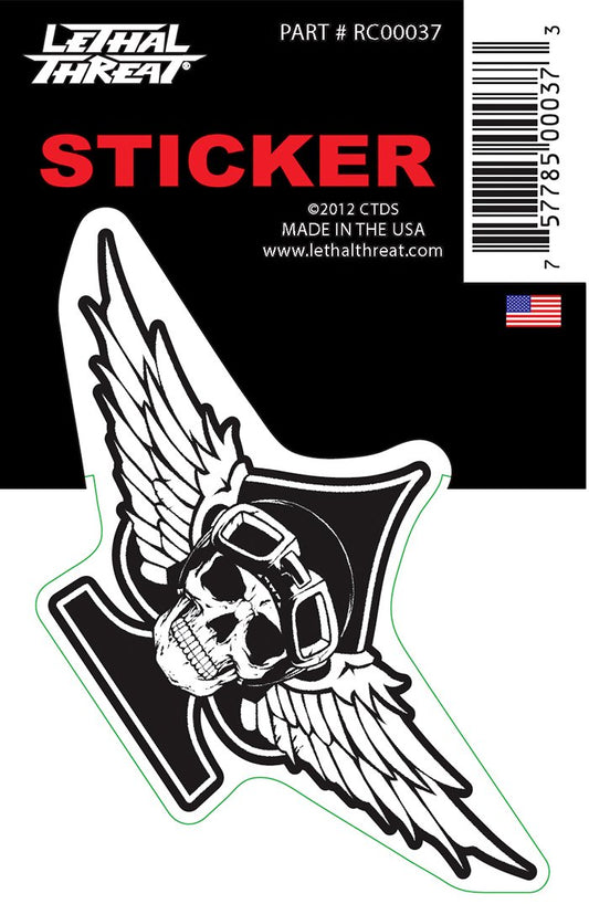 Rude & Crude Decal: Motorwork Skull