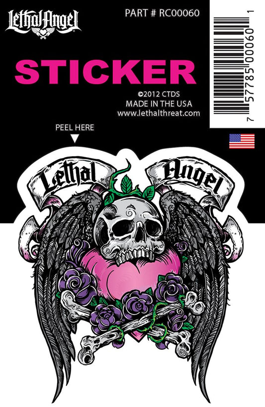 Rude & Crude Decal: Winged Skull