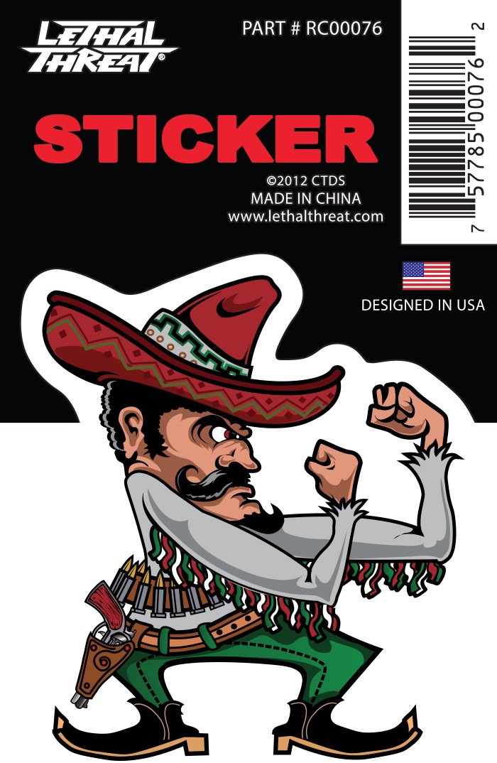 Rude & Crude Decal: Fighting Mexican