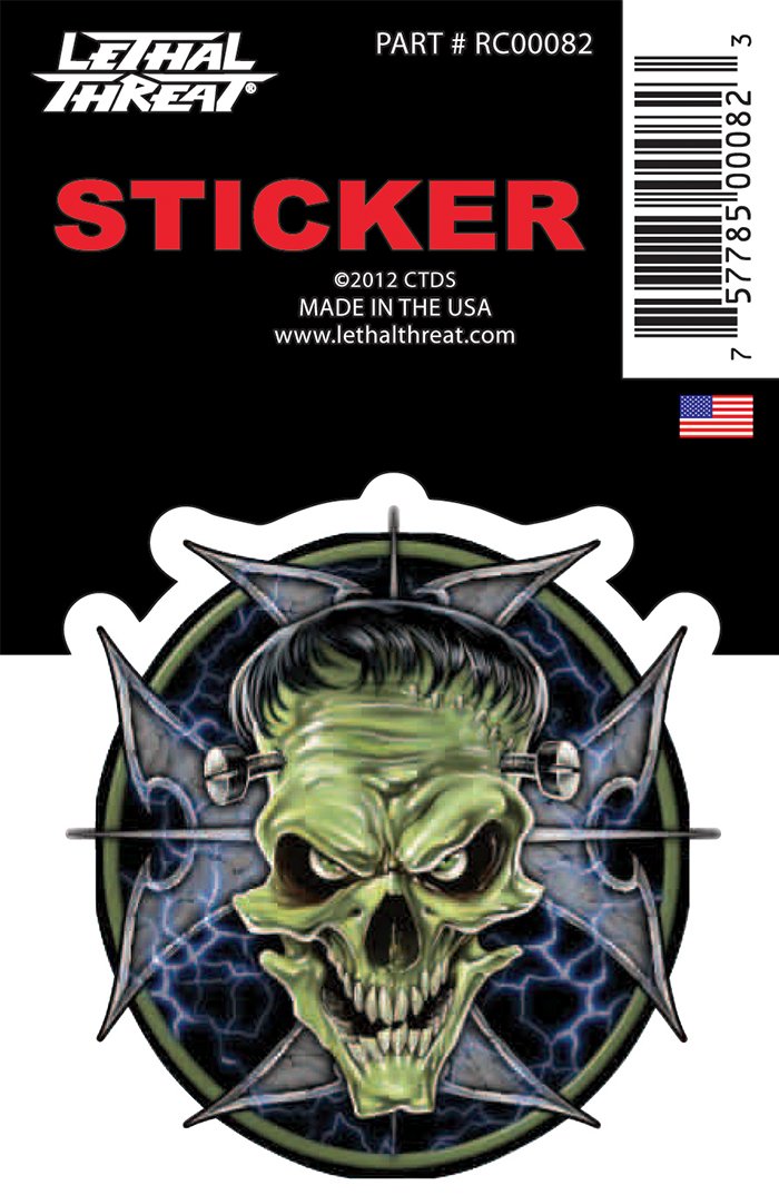 Rude & Crude Decal: Frankie Skull