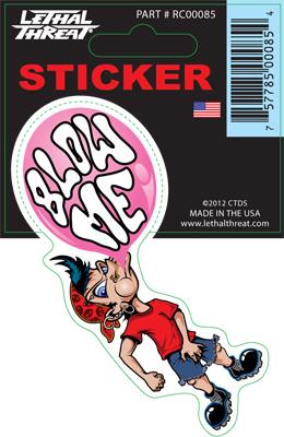 Rude & Crude Decal: Blow Me