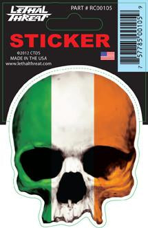 Rude & Crude Decal: Irish Skull