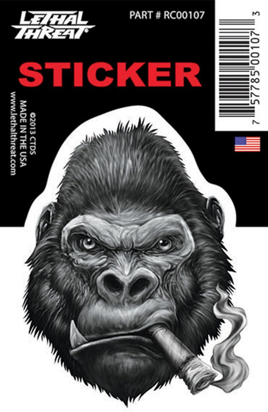 Rude & Crude Decal: Gorilla