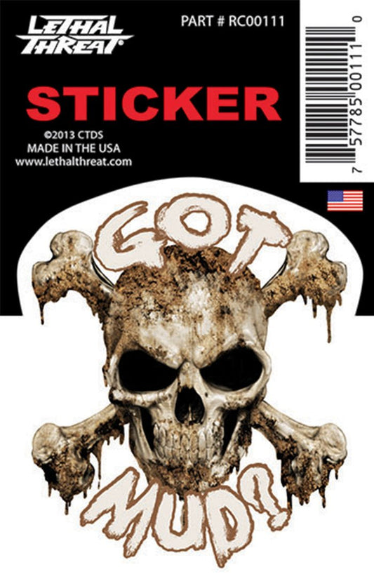 Rude & Crude Decal: Got Mud