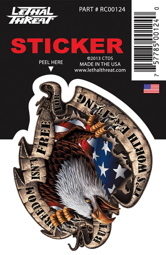 Rude & Crude Decal: Freedom Eagle