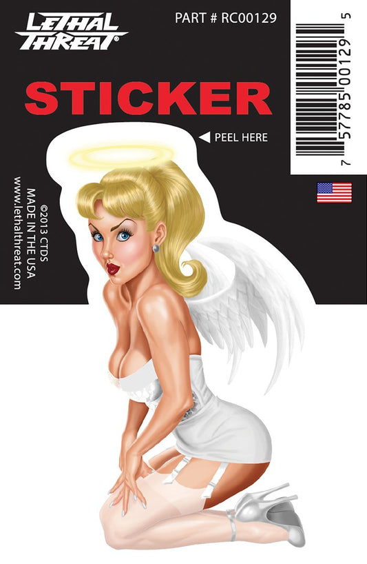 Rude & Crude Decal: Angel Babe