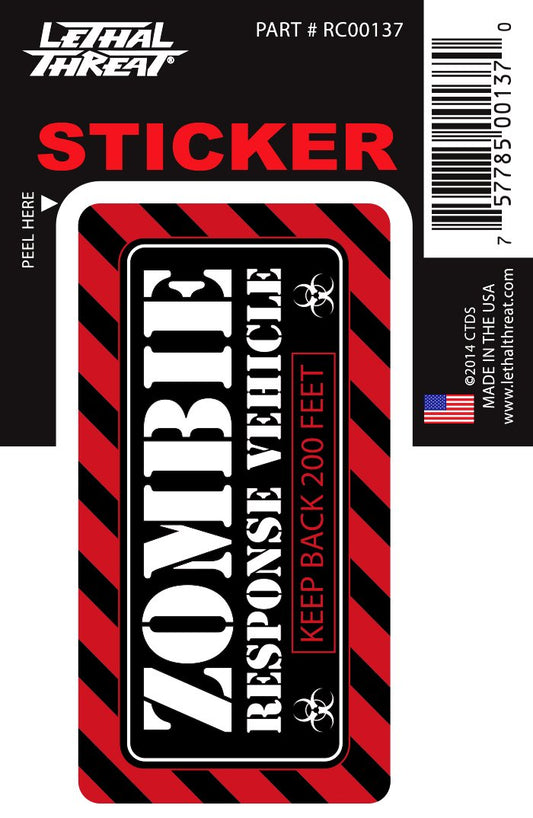 Rude & Crude Decal: Zombie Response