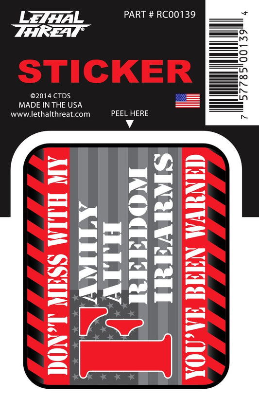 Rude & Crude Decal:  Don't Mess With My