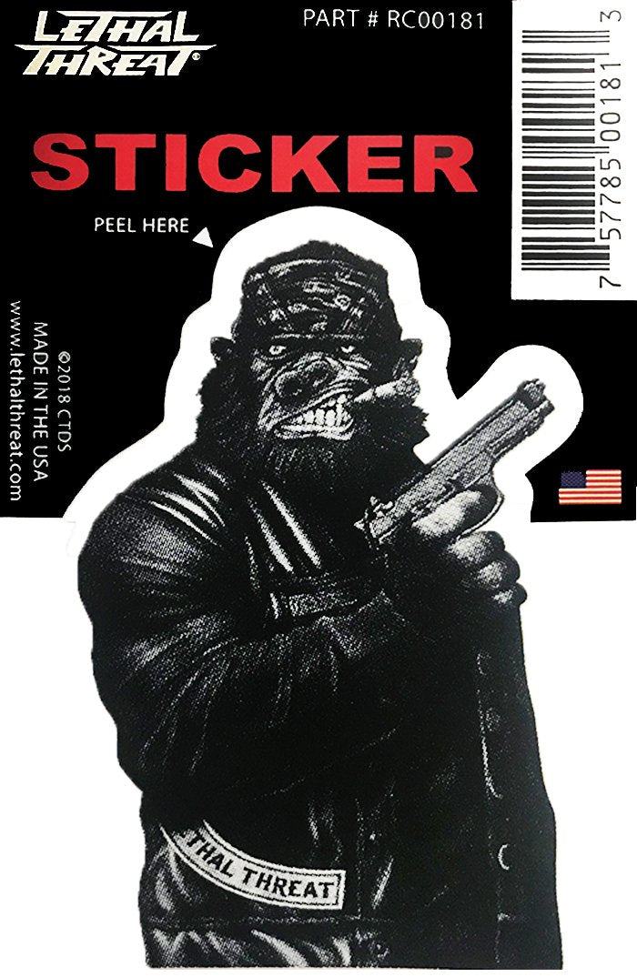 Rude & Crude Decal: Gorilla Gun
