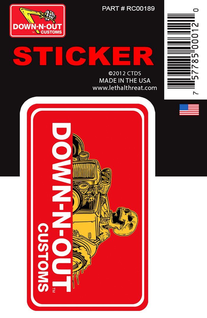 Hot Rod Mini Sticker