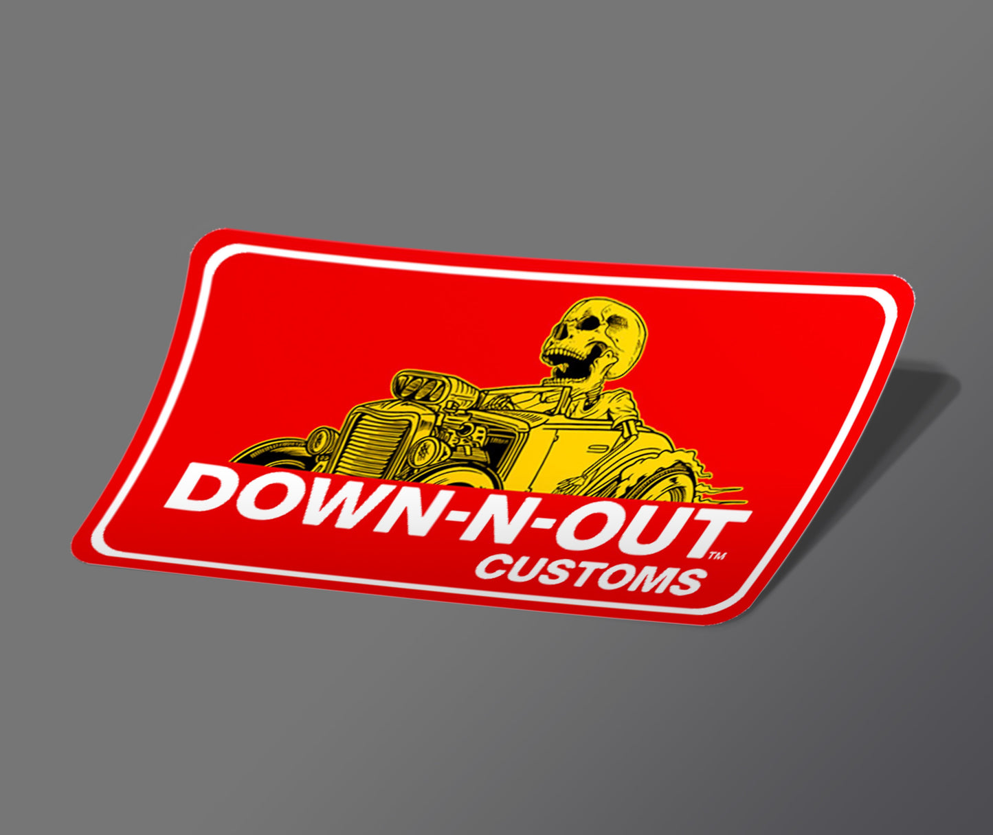 Hot Rod Mini Sticker