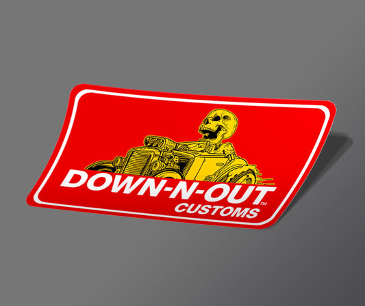 Hot Rod Mini Sticker