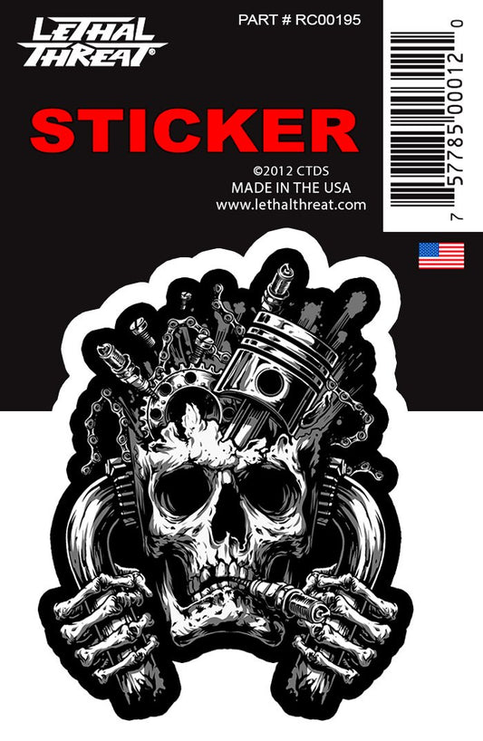 Rude & Crude Decal: Skull Crusher