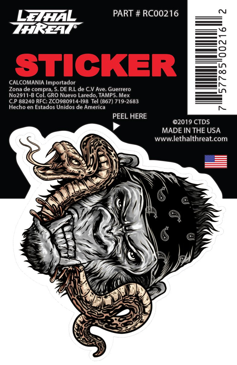 Rude & Crude Decal: Gorilla Snake