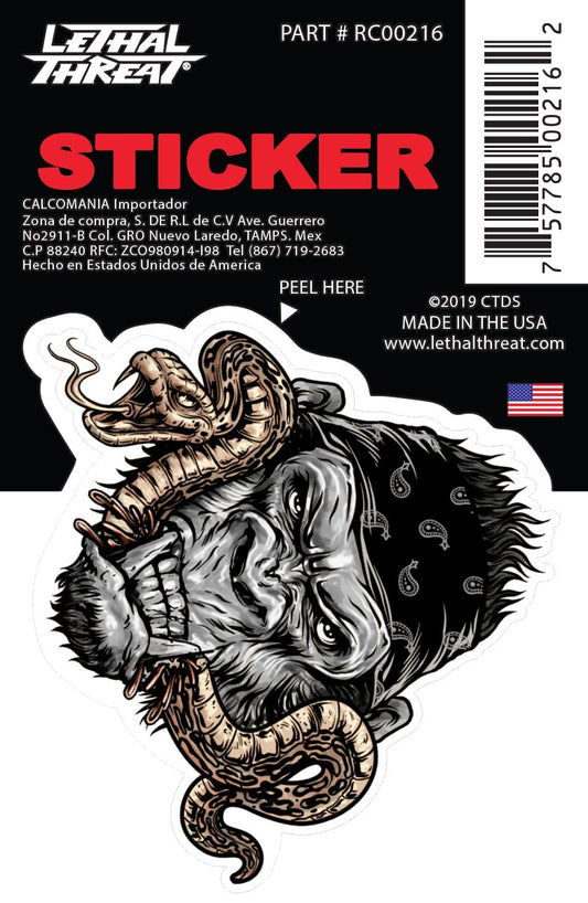 Rude & Crude Decal: Gorilla Snake
