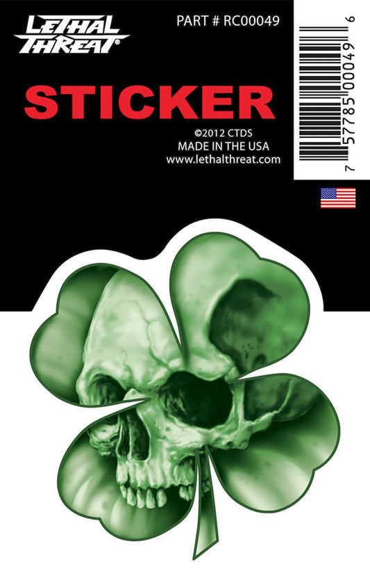 Rude & Crude Decal: Clover Skull