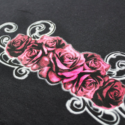 Red Catrina V Neck Tee