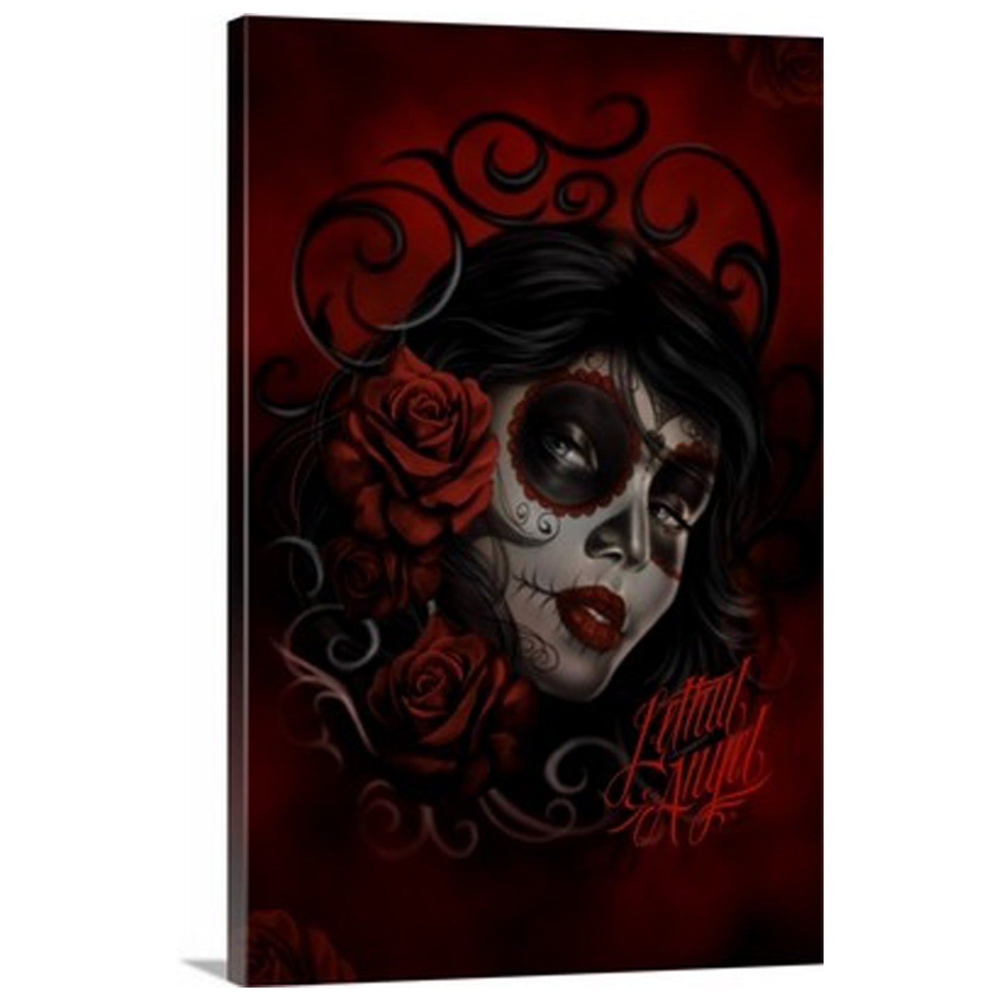 Red Catrina Canvas