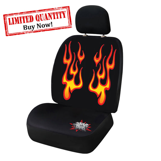 Red Flames Seat Covers