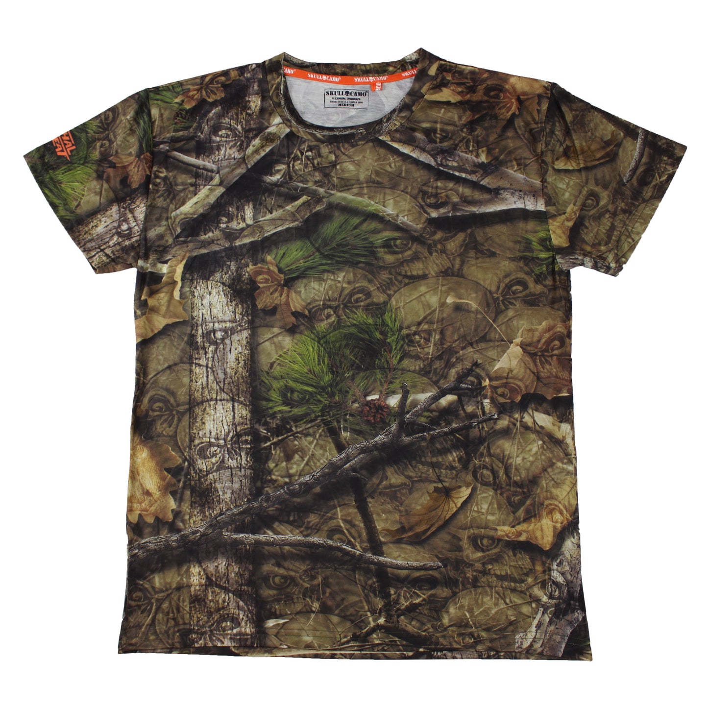 Men Backwoods Skull Camo  Shirt