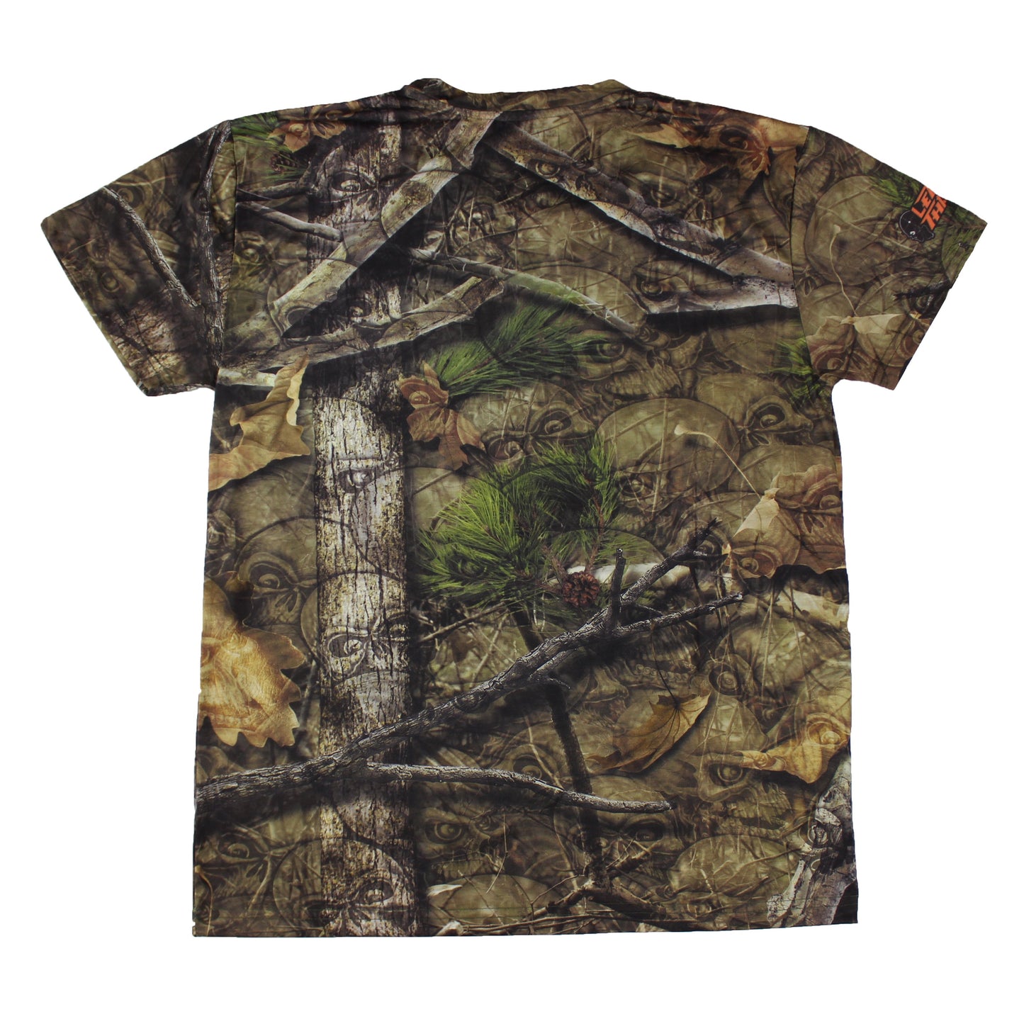 Men Backwoods Skull Camo  Shirt