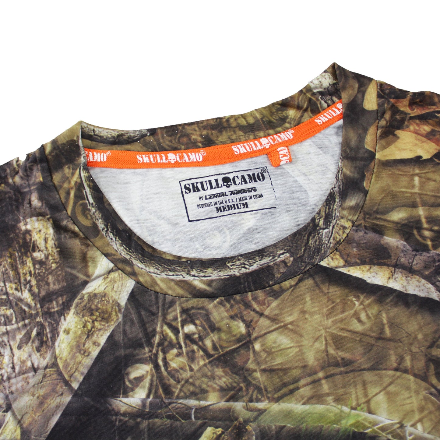 Men Backwoods Skull Camo  Shirt