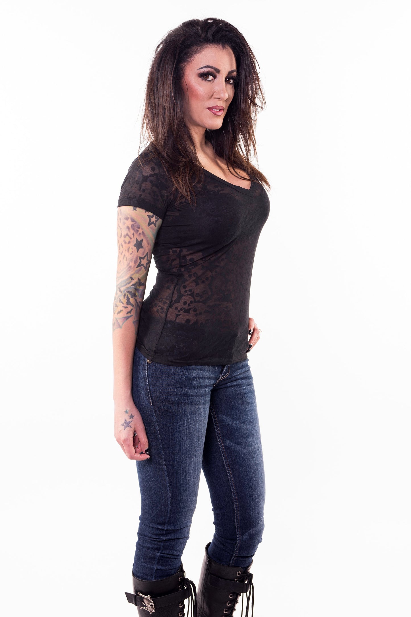 Skull Burn Out Tank Top - No Graphics