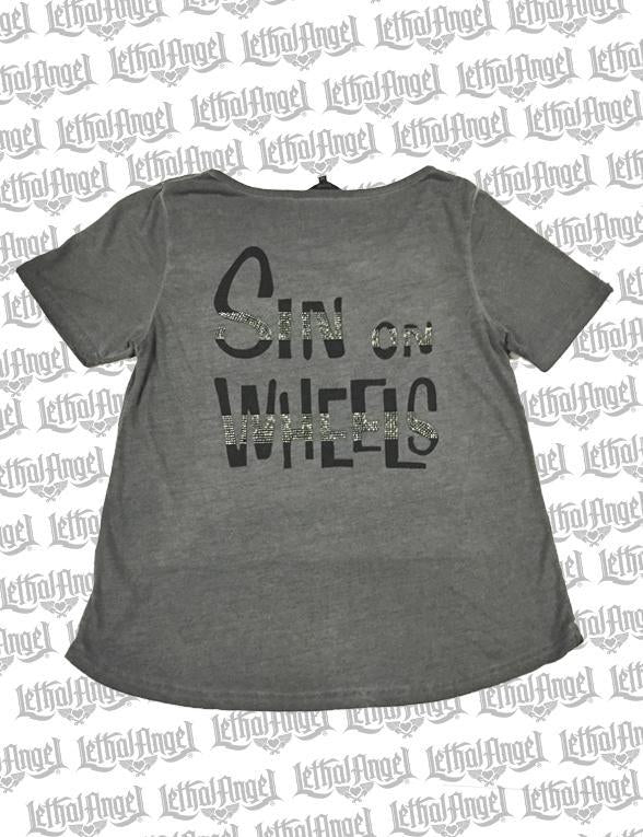 Sin on Wheels Scoop Neck Top