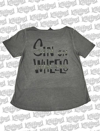 Sin on Wheels Scoop Neck Top