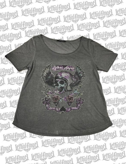 Sin on Wheels Scoop Neck Top