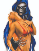 Reaper’s Kiss Biker Decal