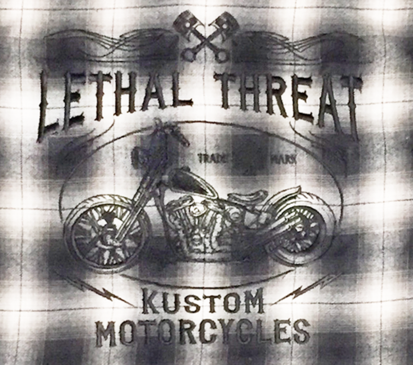 Kustom Motorcycle Plaid Shirt
