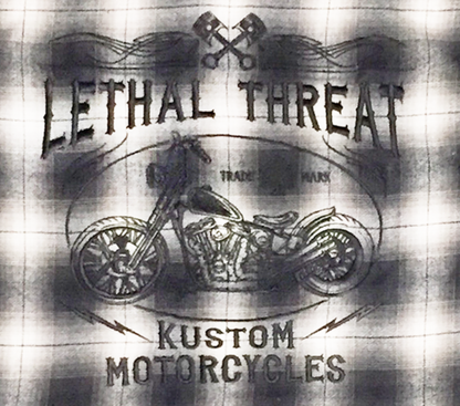 Kustom Motorcycle Plaid Shirt