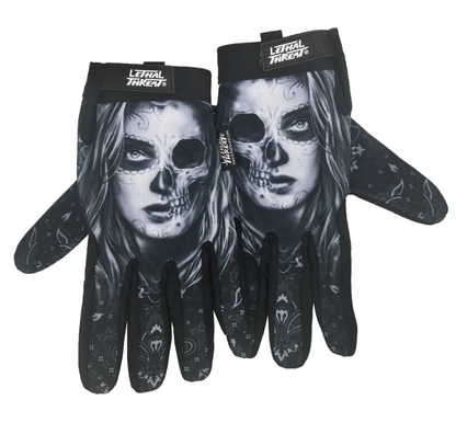 Half Skull Hand Gloves