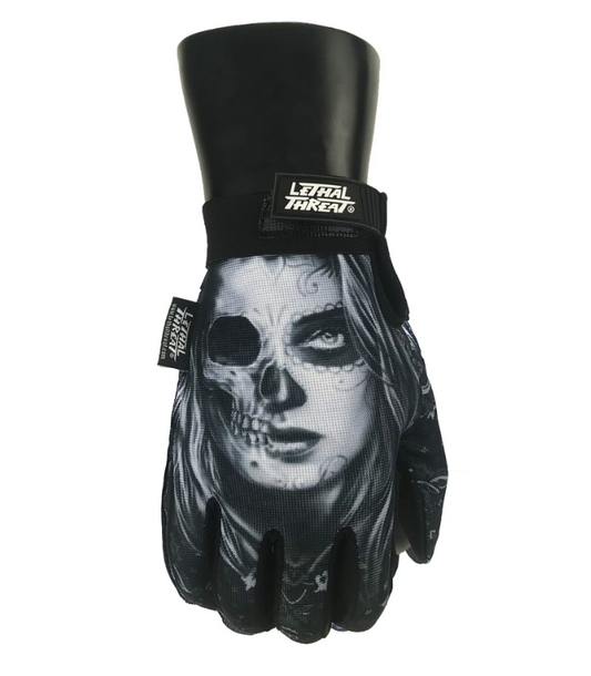 Half Skull Hand Gloves
