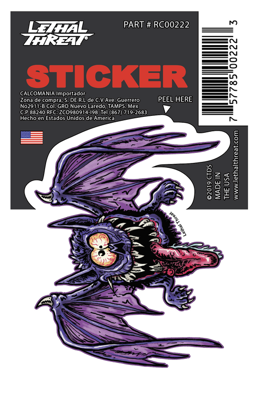 Rude & Crude Decal: Bat Crazy