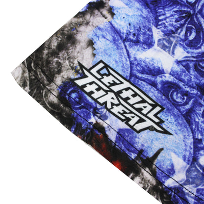 USA Skull Camo T Shirt