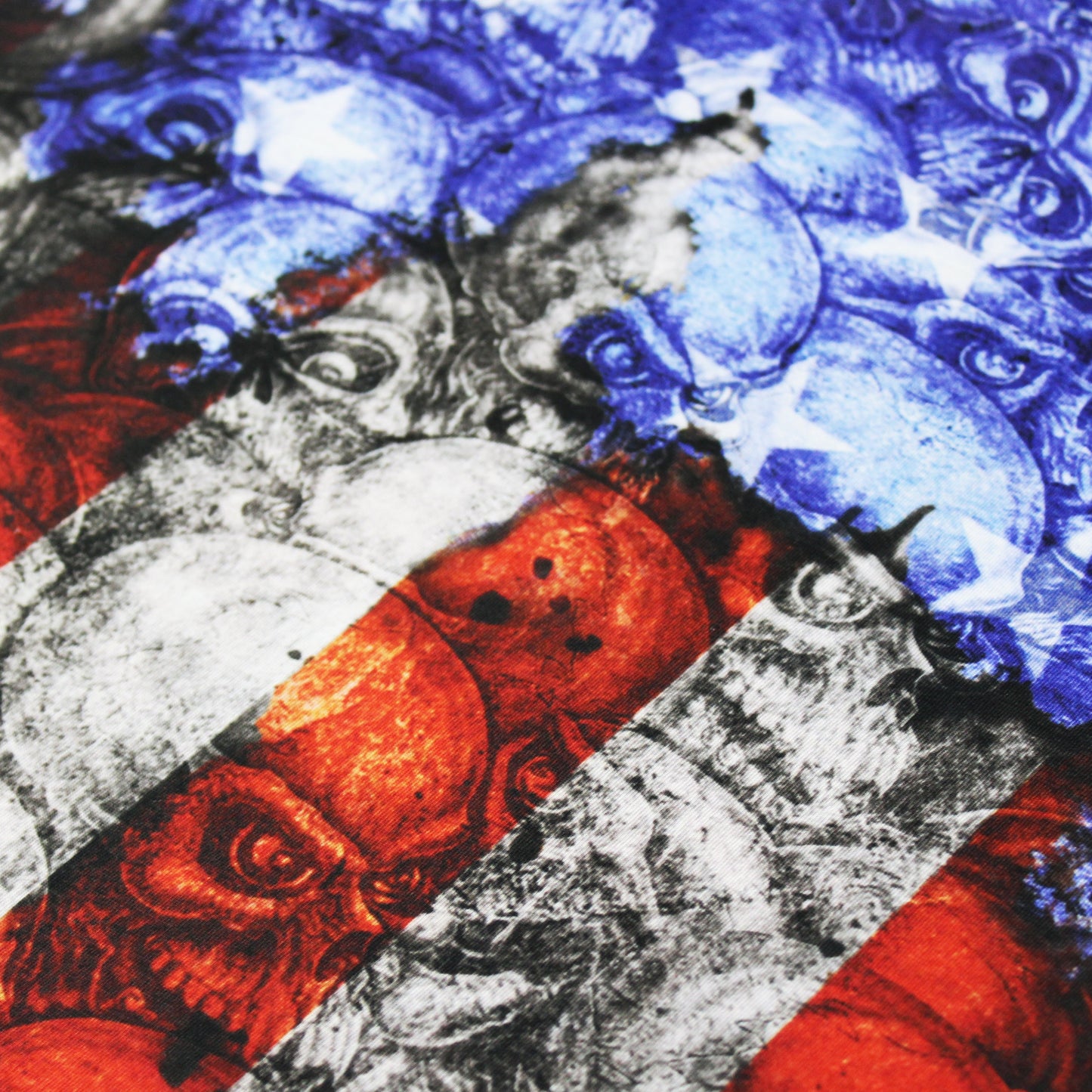 USA Skull Camo T Shirt