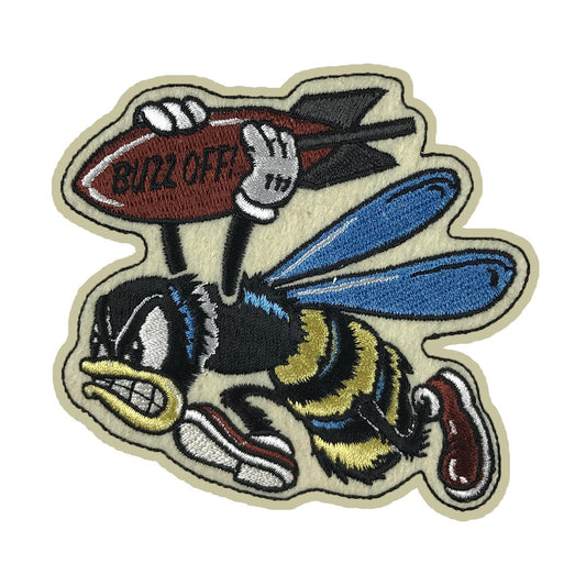 Killer Bee Embroidered Patch