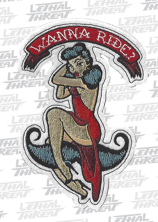 Mustache Ride Vintage Patch