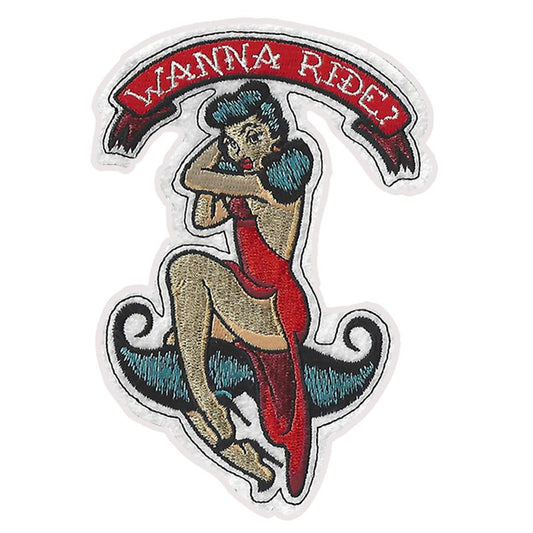 Mustache Ride Vintage Patch