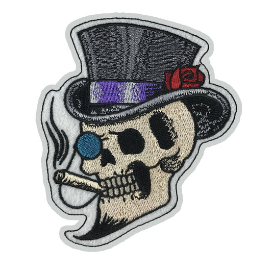 Top Hat Skull Patch