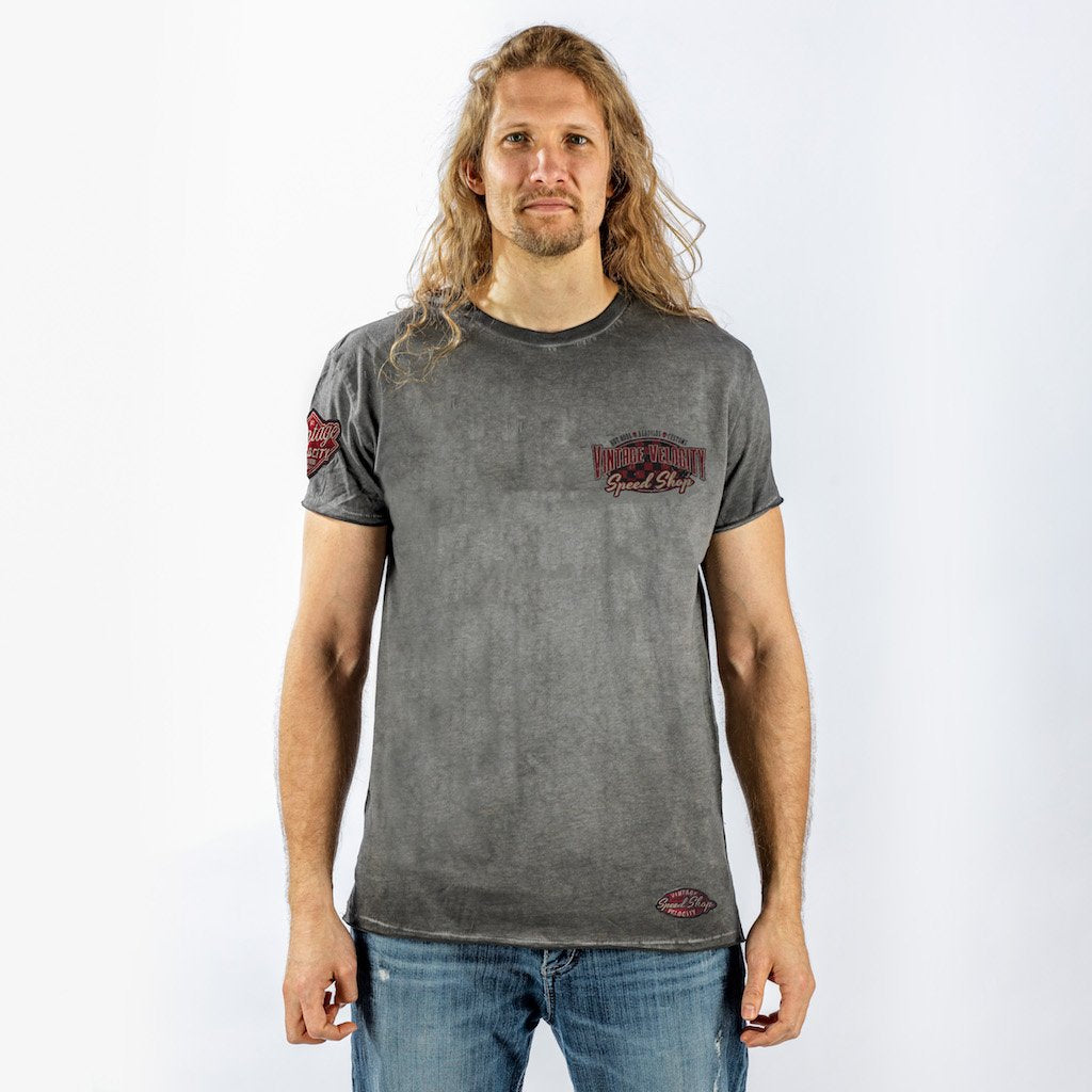 Vintage Velocity Hot Rod Speed Shop Tee