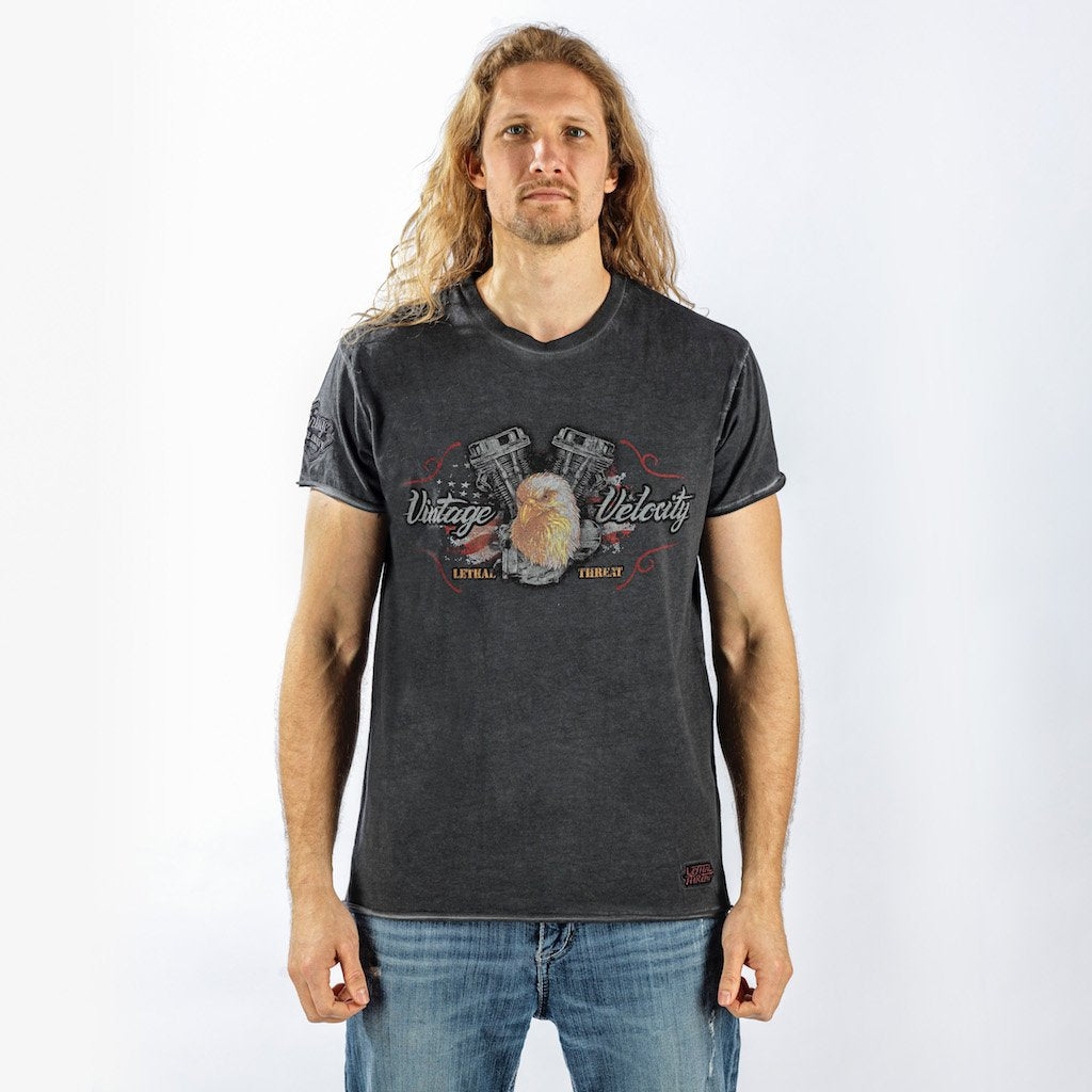 Vintage Velocity Eagle Motorcycle Tee