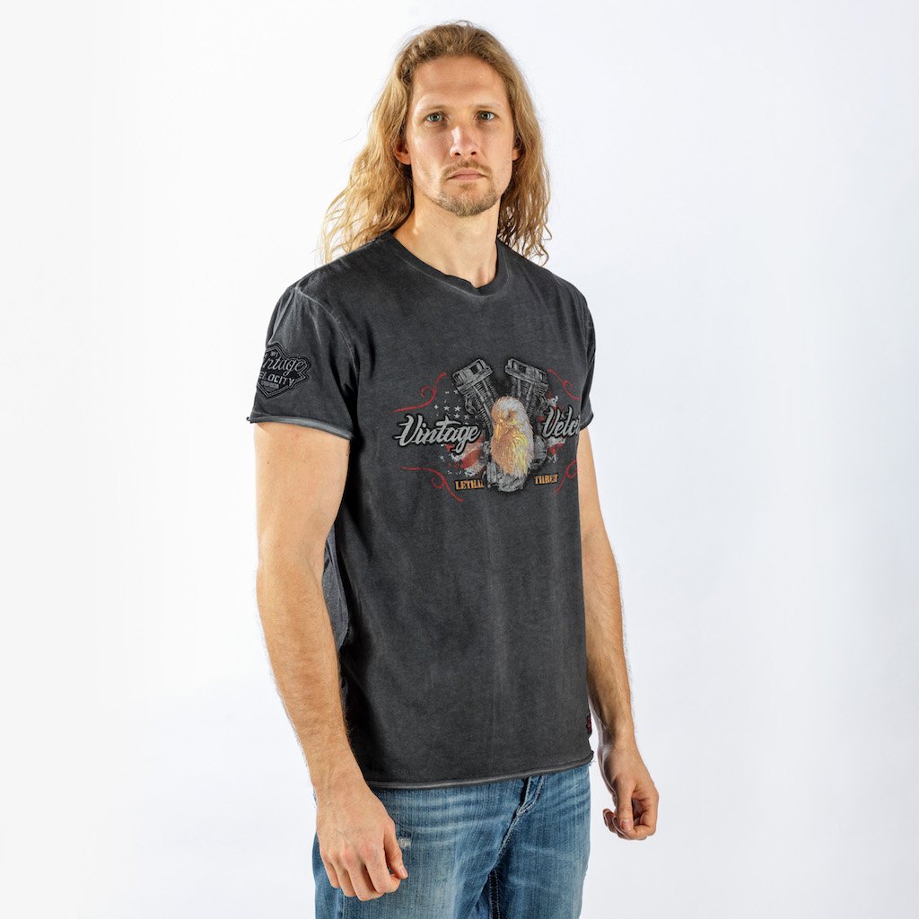 Vintage Velocity Eagle Motorcycle Tee