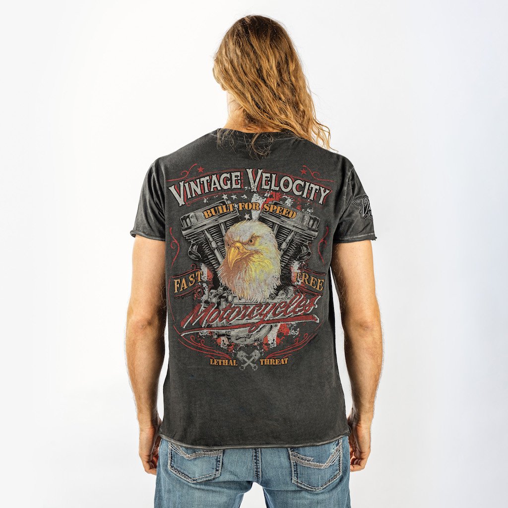 Vintage Velocity Eagle Motorcycle Tee
