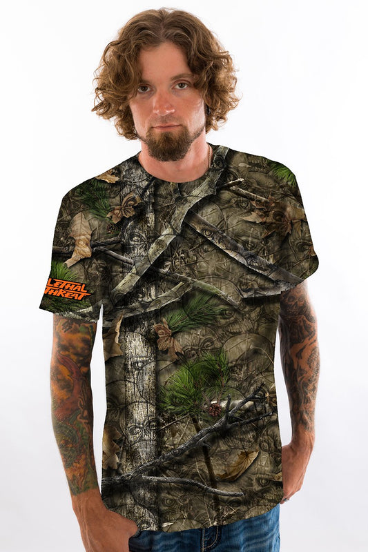 Men Backwoods Skull Camo  Shirt
